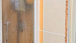 She Was Just Showering... or so He Thought - Husband Almost Caught Me Masturbating