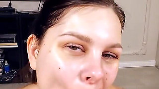 Hot Slow Amazing Blowjob Ends in Oral Creampie