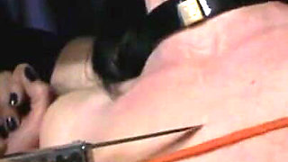 Humiliating pussy playing