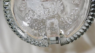 Extreme Anal Insertion with a Bottle Close up