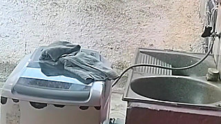 Wife Left and the Maid Couldn't Stop My Erect Dick