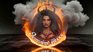 Busty Goddess Jen Hexxx Double Dildo Lesbian Action with Romi Rain!