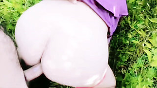 Had a Beautiful Time Fucking Her Ass in the Fields and Gave Her a Load in the Mouth