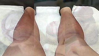 Compilation of my onanism sessions with my smallish, phimosis-ridden spunk-pump and the times I was a cheating witnessing my gf cheat on me - (Part four)