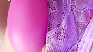 Horny in Bed Using My New Vibrator on My Clit