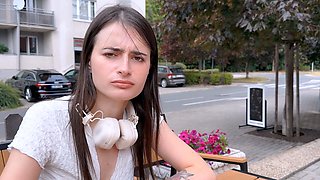 Brunette Russian Beauty Takes It Deep in Cuckold POV