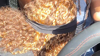 Sucking a Big Dick While Fucking and Driving at 100km/h