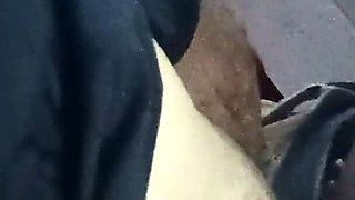 Friend Rubbing His Cock Against My Pussy and Fucks Me in Front My Cuck