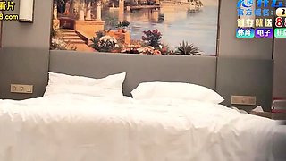 Dorm room blowjob and fuck on hidden cam