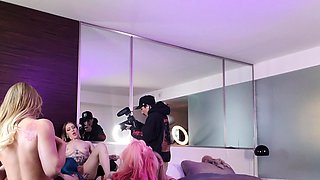Amateur college group sex with fucking and sucking in hd