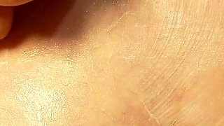 Giantess Blonde Pregnant Stepsister Shows Her Big Belly and Stretch Marks to Tiny Stepbrother Then Farts on Him