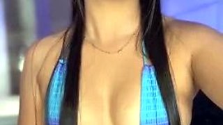 Big titty babe Layla Rose solo dildo masturbation