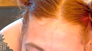 Redhead Buns & Sloppy Blowjobs From Chill Cherry