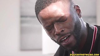 DOGFART - Gypsy Roses Drives Fencing Salesman Wild  Squirts All Over His Monster Co