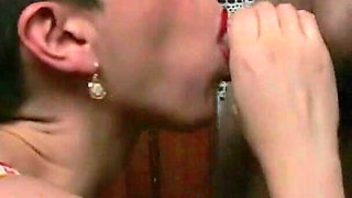 Croissant with Ham, Cheese and Cum!