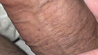 Step mom hand help step son dick with low erection with a handjob