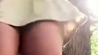 Blonde Amateur Finger Fucked Outdoors In Public