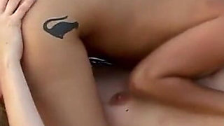 Hard Blond Slut Lesbian 69: Licking Wet Pussy and Hot Asshole Masturbation