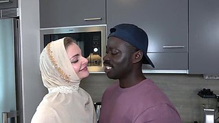 Hijabi Wife Cheating with Her Husbands BBC Friend