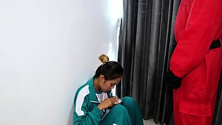 Hot sexy teen blowjob and fucking hard doggystyle