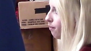 Bratty Blonde Fucked for Stealing