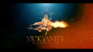 Kneel Before Goddess Vicky's Holy Golden Pussy to Lick and Worship