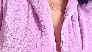 BBW Smoke Fetish: Sensual Robe Tease in POV