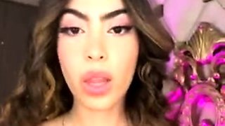 Chubby Brunette Big Boobs Dildo Masturbation