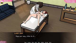 Lust Town - Gameplay - Roleplay - Lesbian - Oily Massage Teasing Boobs & Pussy