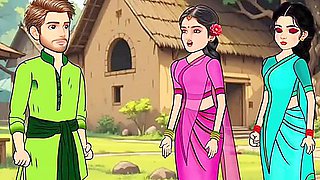 Secret Affair - Busty Girls Gives Blowjob To Big Dicked Boyfriend - Car Toon