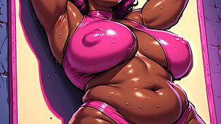 BBW Thick Black Women 3D