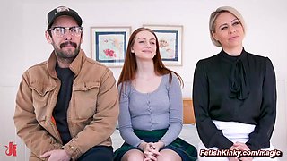 Landscaper ass fuck fucks stepmom and stepdaughter