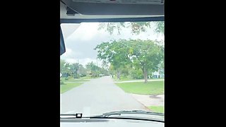 Valerica Steele Gets Smashed On Fan Bus