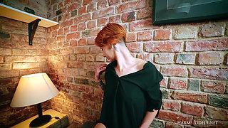 Mary Jane Redhead 30yo Beauty Without Pants but with Big Boots Video