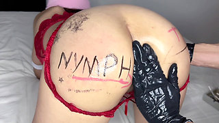 Pounding Hard All the Way to the Bottom of Blair Nymph's Pussy