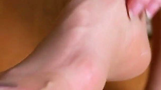 Nylon Heel Tease - Close-up Asmr Soft Stocking Rubbing Gentle Tugging Sounds