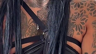Hot Handjob with Latex Gloves