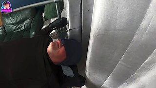 Femdom Ruined Orgasm & Double Cumshot - Amateur Slave Pegged & Humiliated