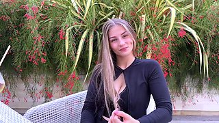 Elina Lizz Seducing The Stranger While Vacationing Without