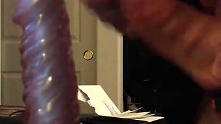 Jerking on a dildo perhaps you should too