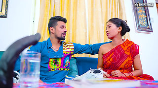The House Owner Had Sex with the Maid After Finding Himself Alone at Home. ( Hindi Audio )