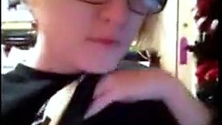 Nerdy Amateur Shows Off Her Hairy Body