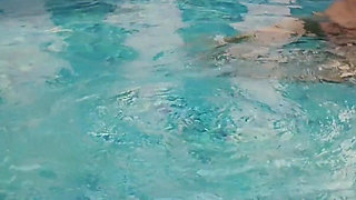 Komal Was Getting Into the Swimming Pool for the First Time, the Devar Was Getting Down From Behind, Fucking in the Water Itse
