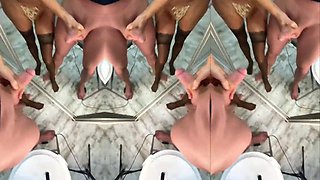 TaniaMilf Milks Balls for Double Cumshots in BDSM