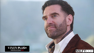 MILFY Naughty MILF Armani Black And Her Cutie Girlfriend Matty Mila Perez Take Turns Riding Young Stud's Cock