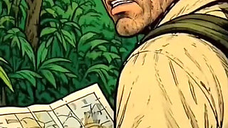 Jungle Cuckold. While the Husband Was Looking for the Trail Jungle, the Black Guy Was Fucking His White Wife.