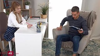 Willy Regal & Meow Miu: Blonde Teen's Creamy Encounter