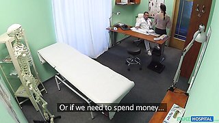 Fake doctor fucked a long-legged slutty babe Valentina Ross
