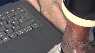 Enjoying My Pussytoy While Watching My Girlfriend Beautiful Body