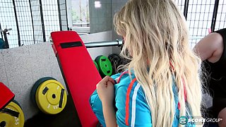 Jessica Bunnington Exposes Huge Boobs At the Bimbo Gym - Michael Fly
